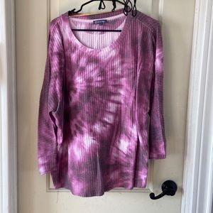 Purple breezy sweater